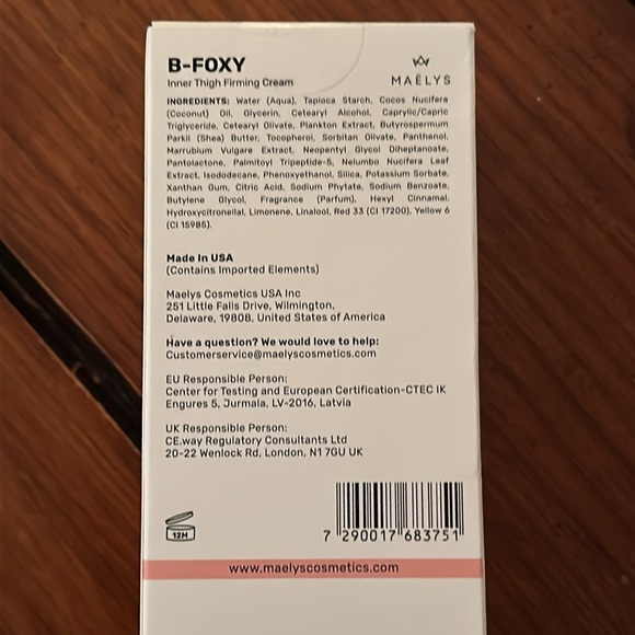 Maleys B-Foxy - inner thigh firming cream - Picture 6 of 7